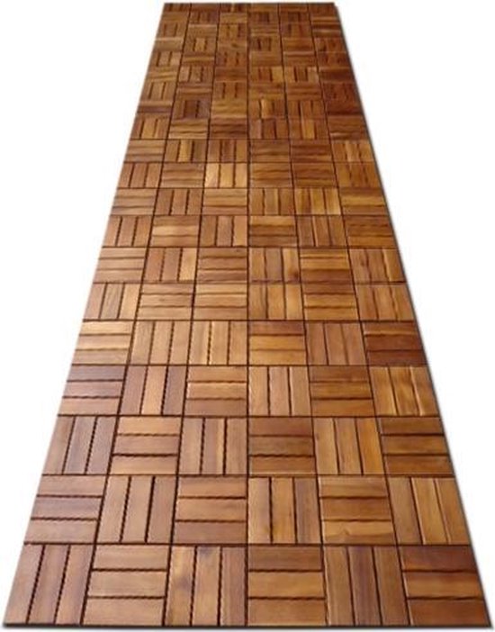 1x Houttegel Acacia - Mozaïek 30x30cm - FSC®-gecertificeerd