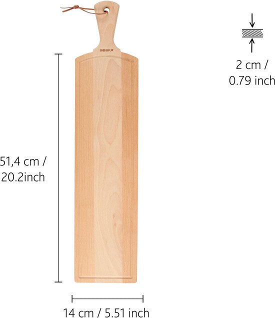 Boska Serveerplank Amigo L - Borrelplank - 51,4 cm - Beukenhout