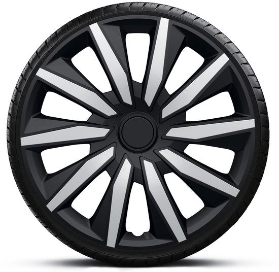 Gorecki Wieldoppenset Decente 14" Zwart/Zilver