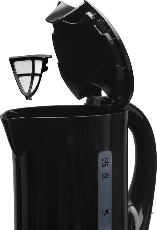 Tomado TWK1700B Waterkoker - 1.7L - Kunststof - 2200W - 14x22x23 cm - Zwart
