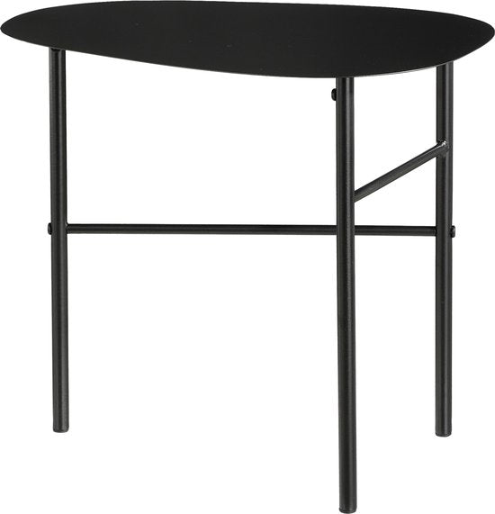 Mica Decorations Fonda Bijzettafel - L44 x B30 x H40 cm - Metaal - Zwart