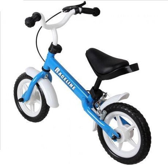 Spielwerk Loopfiets - Verstelbaar Stuur en Zadel Robuust vanaf 3 jaar - Blauw