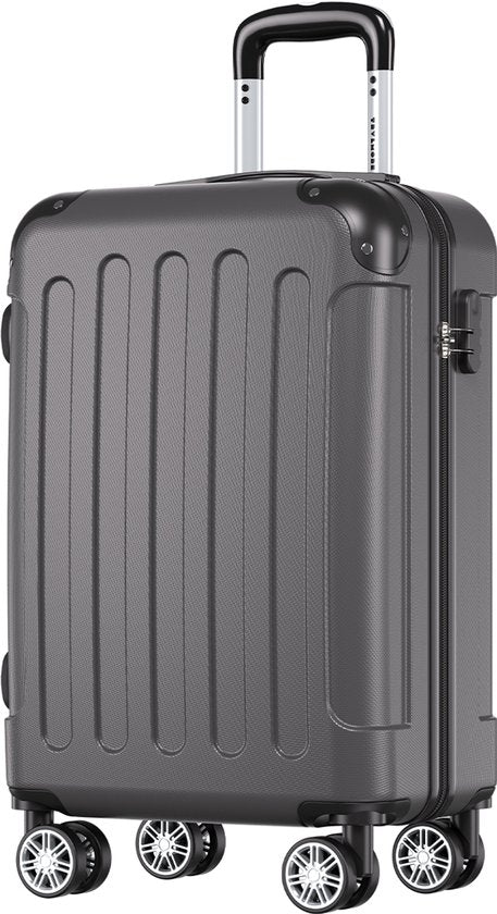 TRVLMORE Handbagage Koffer - 38L - Cijferslot - Lichtgewicht - Trolley - 54x36x20cm - Past binnen 55x40x20 cm - Donkergrijs