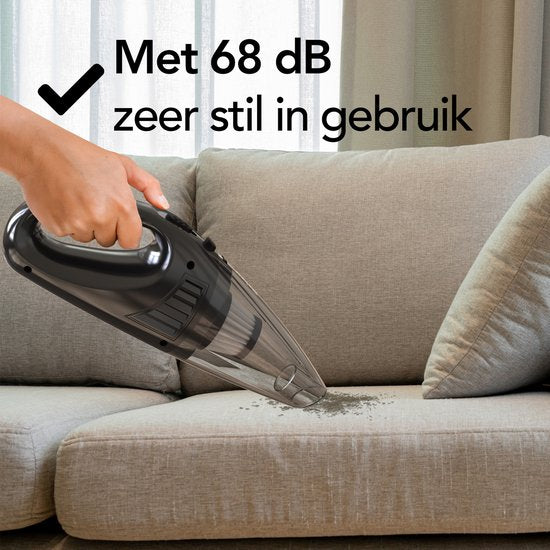 Brixy Kruimeldief Snoerloos - Handstofzuiger - Incl. Opzetstukken - Kruimelzuiger - Grijs