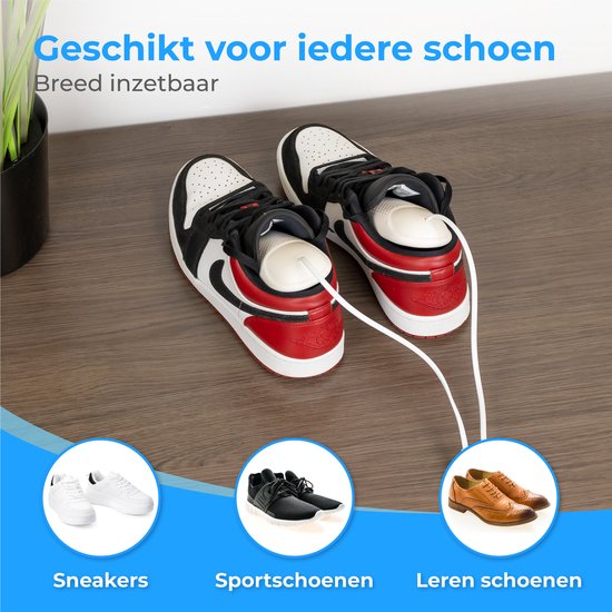 Nuvance - Schoenendroger - Schoendroger met Timer - Schoenverfrisser - Droogfunctie - Wit