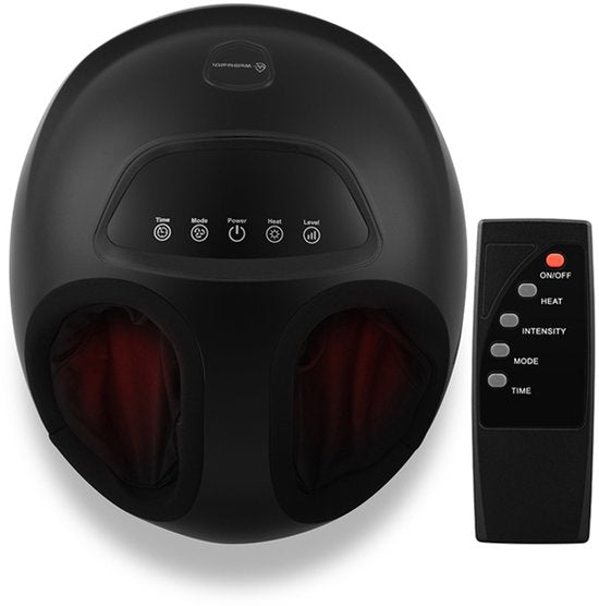 wellhealth - Heerlijk ontspannen met deze voetmassager - Voetmassager - Zwart