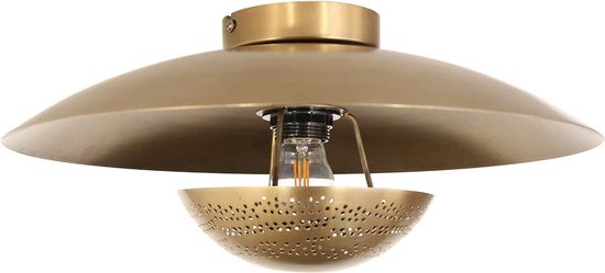 Anne Lighting plafonniere Brassi - brons - metaal - 42 cm - E27 fitting - 3681BR