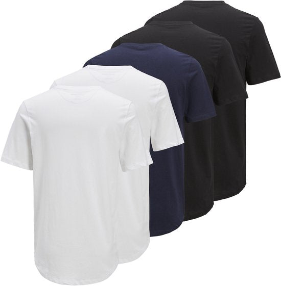 JACK&JONES JPRBLABRODY TEE SS CREW NECK 5PK MP NOOS Heren T-shirt - Maat L