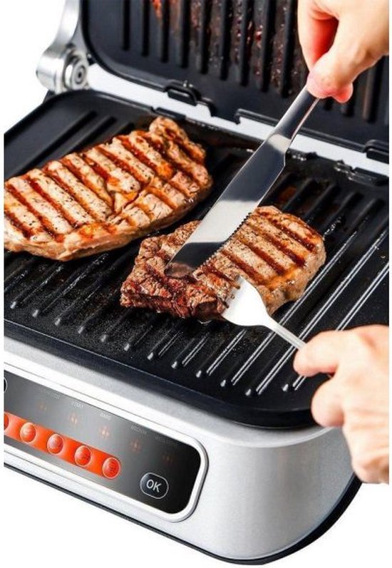 Hanseatic 83347967 Kontaktgrill - 7 Grillprogramme - 2100 Watt - contactgrill