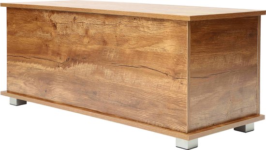 VVD Opbergkist - 100 cm breed - vintage bruin