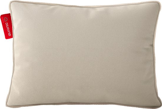 Auronic Warmtekussen - Velvet - 45x60 - Draadloos - Oplaadbaar - Elektrisch kussen - Infrarood - Taupe