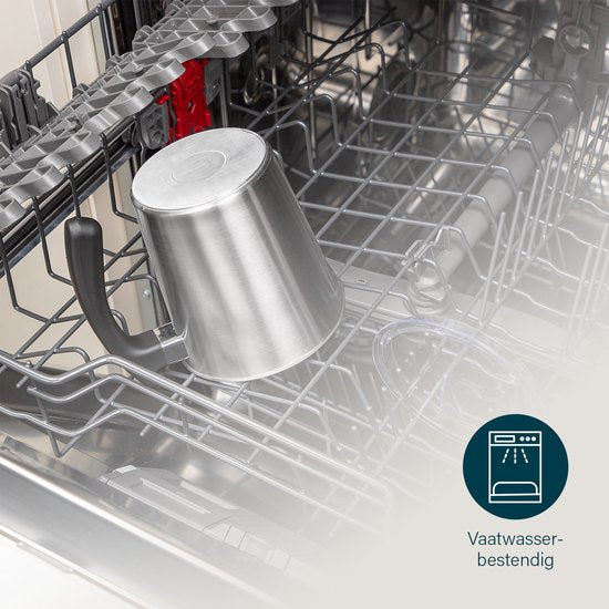 Elektrische Melkopschuimer Princess – PFAS BPA vrij - Uitneembare RVS kan - Vaatwasserbestendig – Droogkookbeveiliging – Temperatuurcontrole - Voor koud schuim, heet schuim en verwarmen - Matcha - Chocola - Cappuccino - Latte - 3-in-1 - 243005