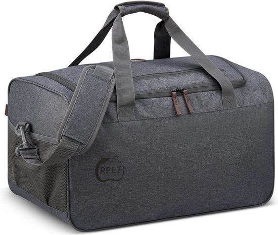 Delsey Paris Maubert 2.0 Weekender - Handbagage Reistas 41L - RPET Duurzaam - TSA Slot - 50 cm - Antraciet