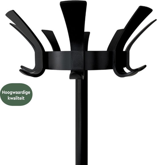 BRASQ Kapstok London CS300 - Zwart - Staal - Kapstok staand - 181 cm - Modern