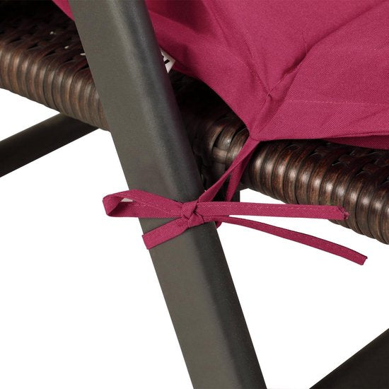 Detex Ligbedkussen - Met Hoofdkussen - 183x56x7cm - Rood