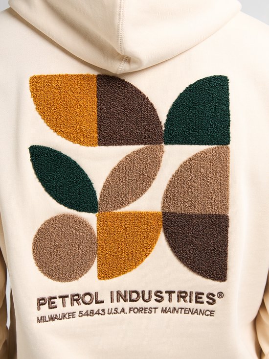Petrol Industries - Heren Backprint Hoodie Sparta - Geel - Maat XL