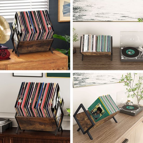 Luft LP houder - Vinyl - Opbergsysteem - Platenrek - Houder - Standaard - Album
