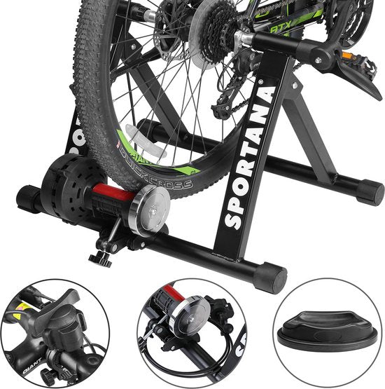 Sportana Fietstrainer voor Binnen - Magneet gestuurd - tot 150kg