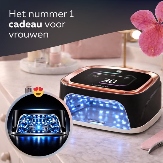 Beeperfect® UV Lamp Gelnagels - Nagellamp - Nagellamp UV Led - Nageldroger - Draadloos - Reflecterende binnenkant - Rose Goud