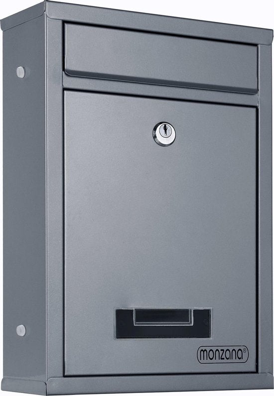 Deuba Brievenbus zilver 32x22x9cm