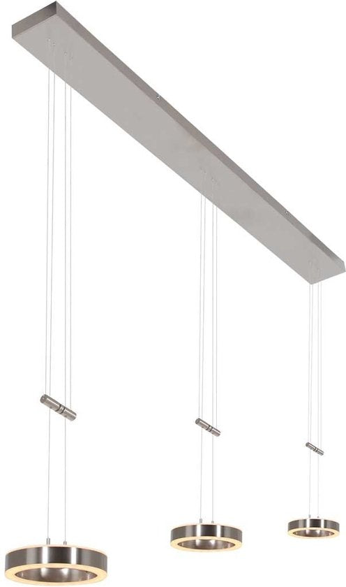 Steinhauer - hanglamp - Piola - staal - acryl metaal - design lamp - LED - 3501ST