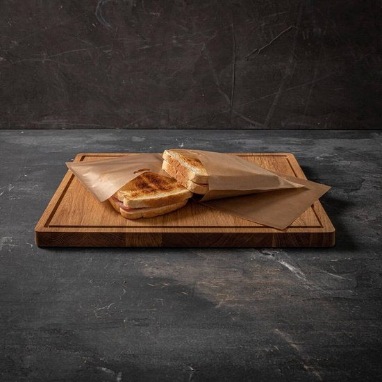 Toastzakken voor Broodrooster – Herbruikbaar – Ideaal voor Glutenvrij – Geen Kruimels – 3 Stuks
