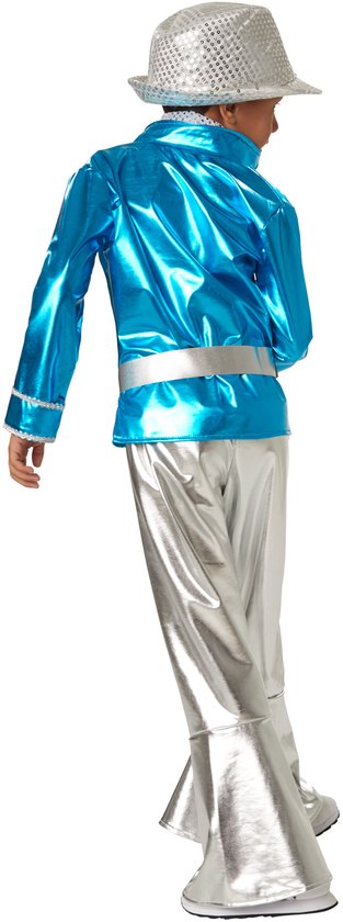 dressforfun - Disco boy 140 (9-10j) - verkleedkleding kostuum halloween verkleden feestkleding carnavalskleding carnaval feestkledij partykleding - 302378