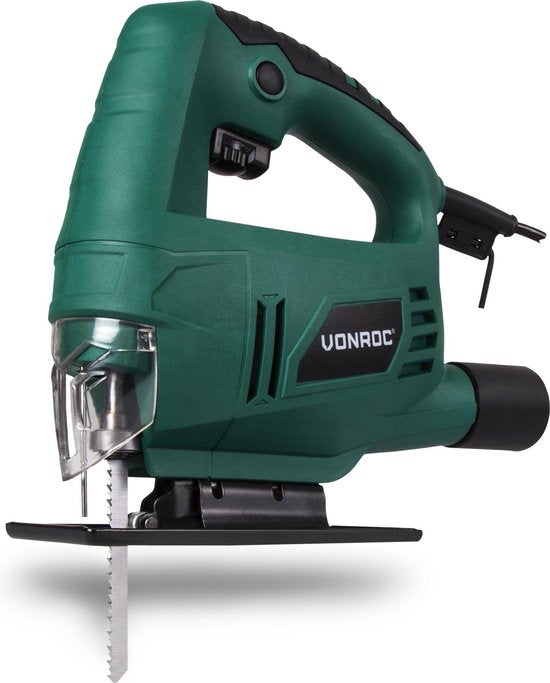 VONROC Decoupeerzaag – 550W – snelwisselsysteem – Incl. accessoires & opbergtas