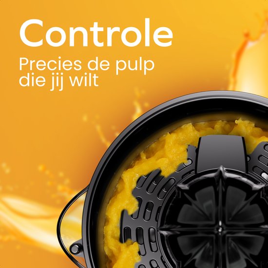 KitchenBrothers Citruspers - Compact - Handmatig - 0.7L - Zwart