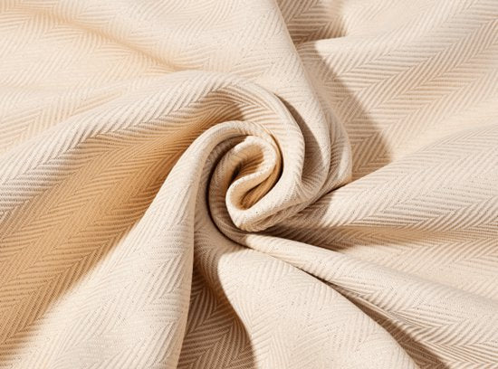 Larson - Luxe hotel verduisteringsgordijn - met ringen - 3m x 2,5m - Licht taupe