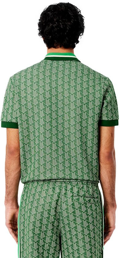 Lacoste DH1417-51 Polo - Heren - Korte Mouw - Calathea/Sabler - Maat S