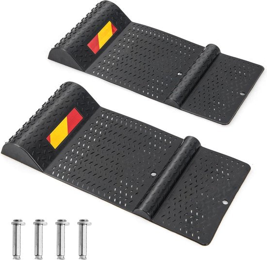 Coast Parkeermat - 53 x 26 x 5 cm - Zwart - 2 Stuks