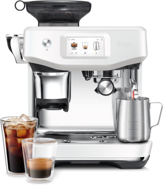 Sage the Barista Touch Impress Sea Salt SES882SST - Pistonmachine - Cold Brew - Touchscreen