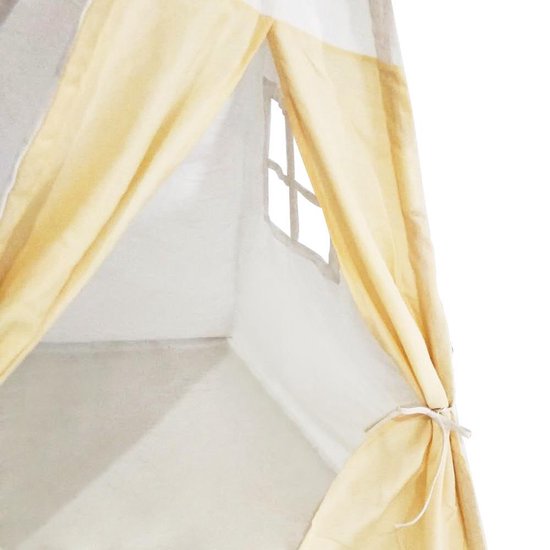 Tipi tent Floortje - speeltent wigwam - met vloer kussen