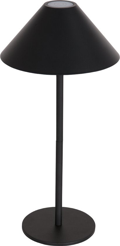 Steinhauer tafellamp Ancilla - zwart - metaal - 15 cm - ingebouwde LED-module - 3353ZW