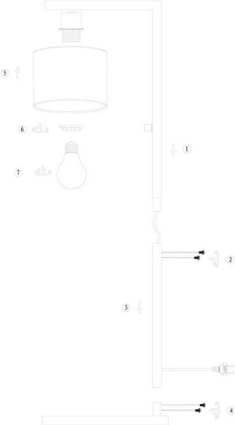 Steinhauer vloerlamp Stang - zwart - metaal - 2997ZW