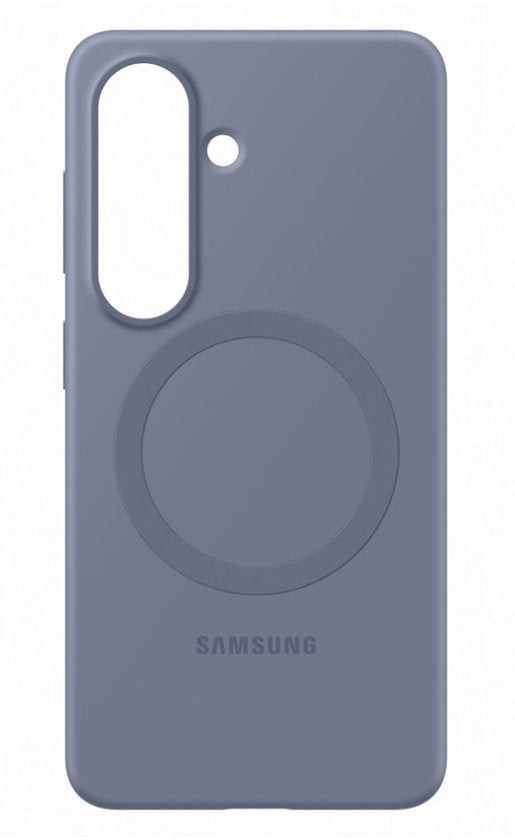 Samsung Galaxy S26 Hoesje - Silicone Magnet Case - Violetblauw
