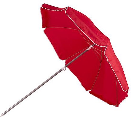 Bo-Camp - Parasol - Met Knikarm - Ø 200 cm - Rood