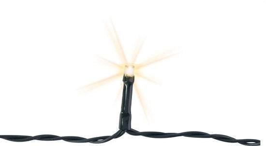Grundig Kerstverlichting - 24 LED - 8 Standen - met Timer - 223 cm - Warm Wit