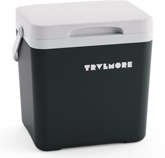 TRVLMORE Koelbox 7L - Frigobox - Inclusief Koelelement - Koelbox Klein - Antraciet