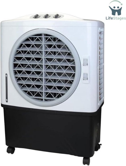 LifeStages - Mobiele Airconditioner Zonder Afvoer - Afstandsbediening En Timer - Watertank 48L