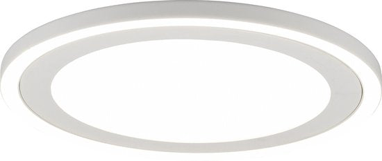 Reality - LED Plafondlamp - Plafondverlichting - 24.5W - Natuurlijk Wit 4000K - Rond - Wit - Kunststof