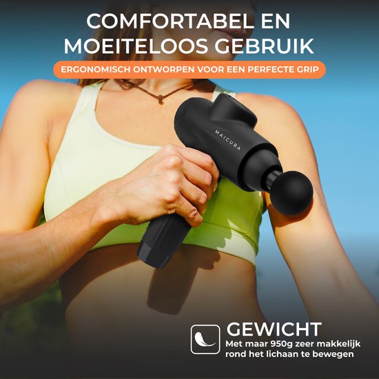 Maicura PRO SE - Massage Gun - Professioneel - Massage Apparaat - Massage Pistool - 10 massagekoppen