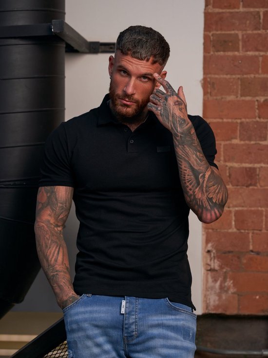 AB Lifestyle - Regular Polo | Jet Black - Heren - Maat: XS