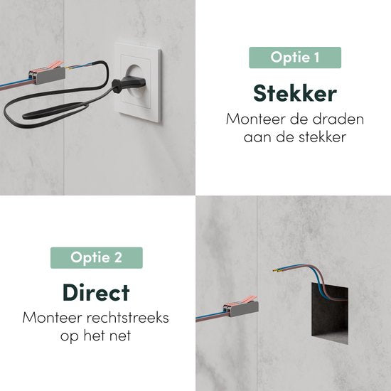 Nolt Badkamerspiegel met Verlichting - Ronde Badkamer Spiegel - Verwarming - Klok - LED - 80 cm