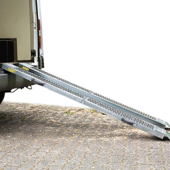 Monzana Oprijplaat Brug – 2 Stuks Opvouwbaar tot 400Kg – Zilver