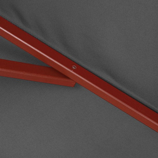 Kingsleeve Parasol 330cm – UV Bescherming 80+ Waterafstotend - Antraciet