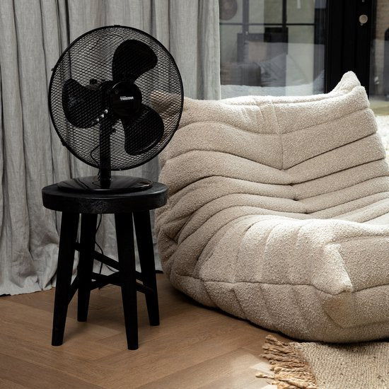 Tafelventilator 40 cm – 3 Snelheden – 85° Oscillatie – Verstelbare Luchtstroom – Tristar VE-5728 – Zwart