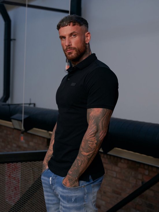 AB Lifestyle - Regular Polo | Jet Black - Heren - Maat: XS