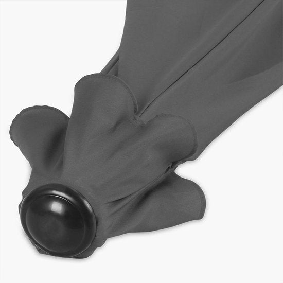 Balkon parasol - Half rond model - Antraciet